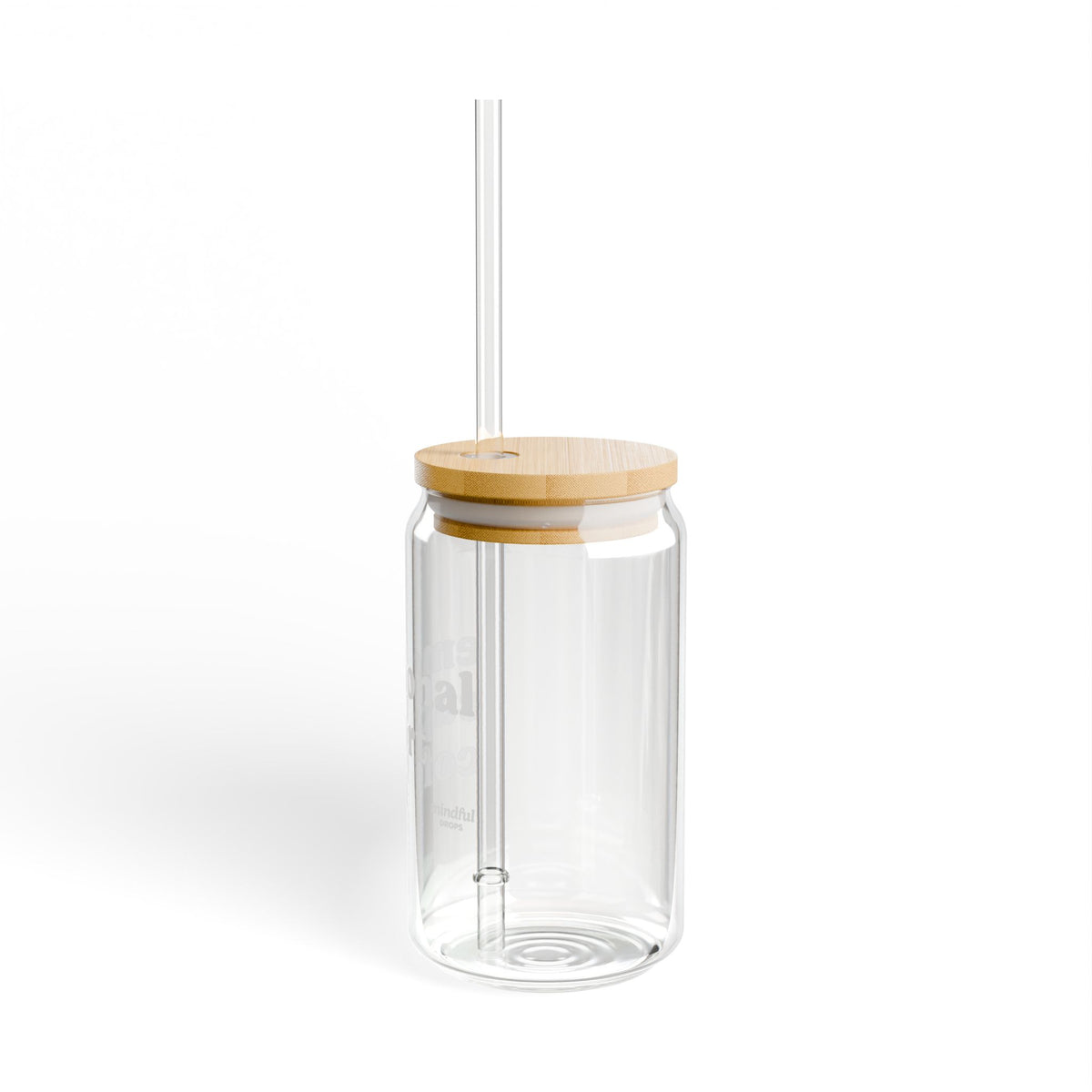 Emotional Support Coffee, 16oz Sipper Glass