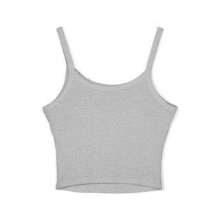 Tank Top — "Slut For Calm" Crop Spaghetti Strap Tank